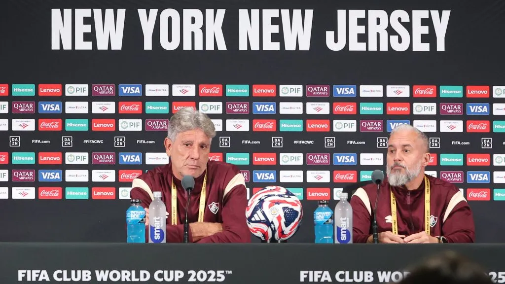 Renato em entrevista coletiva no Mundial de Clubes –  (FOTO: Marcelo Gonçalves/Fluminense FC)