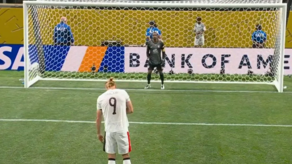 Altura de Khalid Elisa e Haaland chamou a atenção na web – Foto: Reprodução/X