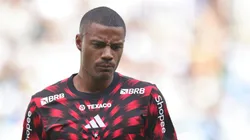 PA - BELEM - 02/02/2025 - SUPERCOPA 2025, FLAMENGO X BOTAFOGO - De La Cruz jogador do Flamengo durante partida contra o Botafogo no estadio Mangueirao pelo campeonato Supercopa 2025.