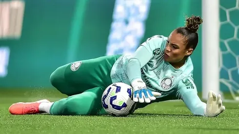 Natascha, goleira do Palmeiras, durante treinamento. Foto: Staff Images/CBF