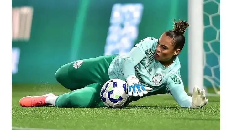 Natascha, goleira do Palmeiras, durante treinamento. Foto: Staff Images/CBF