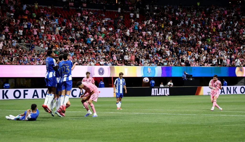 Messi foi autor do gol da virada sobre o Porto, na vitória na rodada passada. Foto: Alex Grimm/Getty Images.