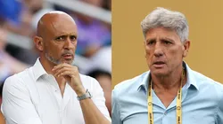 Miguel Cardoso, técnico do Mamelodi Dundowns e Renato Gaúcho, do Fluminense. Foto: GETTY IMAGES