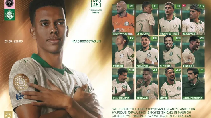 Escalação do Palmeiras