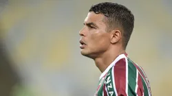 Thiago Silva jogador do Fluminense durante partida contra o Flamengo no estadio Maracana pelo campeonato Carioca 2025. Foto: Thiago Ribeiro/AGIF