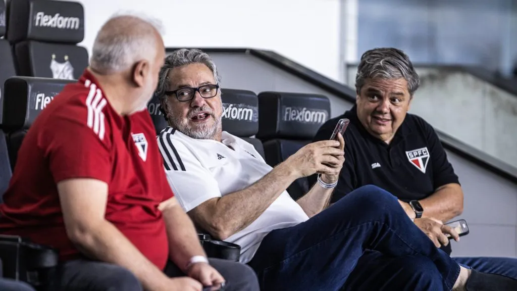 Dirigentes do São Paulo nos últimos anos. Foto: Abner Dourado/AGIF