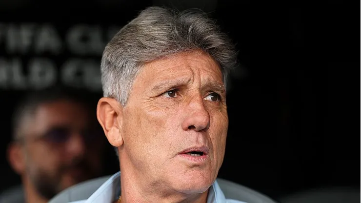 Renato Gaúcho acompanhando equipe do Fluminense. Foto: Francois Nel/Getty Images