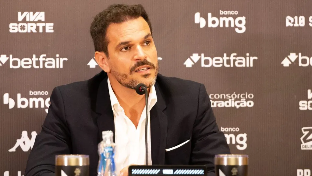 Diretor do Vasco expõe prioridade do clube na temporada – Fotos: Matheus Lima/Vasco.