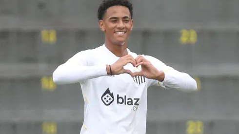 Pradella jovem do Santos - Foto: Santos FC