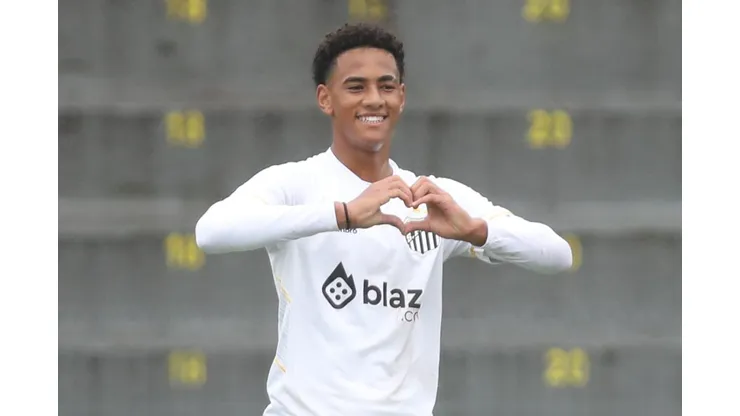 Pradella jovem do Santos - Foto: Santos FC