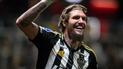 MG - BELO HORIZONTE - 29/05/2025 - COPA SUL-AMERICANA 2025, ATLETICO X CIENCIANO - Lyanco jogador do Atletico comemora seu gol durante partida contra o Cienciano no estadio Arena MRV pelo campeonato Copa Sul-americana 2025. Foto: Alessandra Torres/AGIF