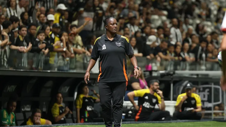 Fabiana Guedes celebrou a vantagem nas quartas de final do Brasileirão Feminino A2 - Foto: Daniela Veiga / Atlético