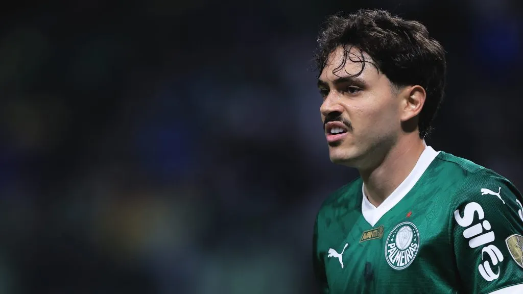 Mauricio, jogador do Palmeiras, durante partida contra o Bolívar-BOL, pela CONMEBOL Libertadores. Foto: Ettore Chiereguini/AGIF.