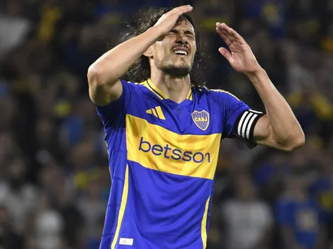 Edinson Cavani é criticado após eliminação do Boca Juniors