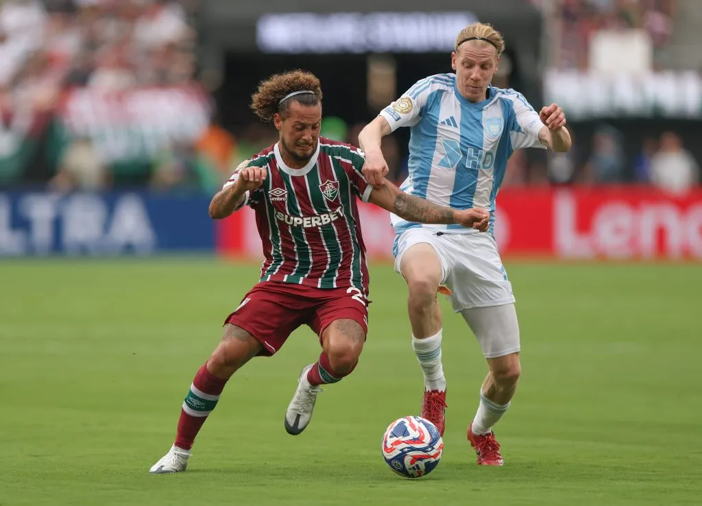 Guga jogador do Fluminense diante do Ulsan HD – (Photo by Francois Nel/Getty Images)