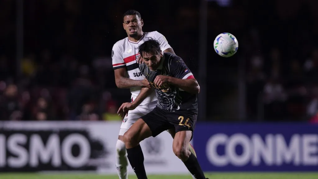 Ruan Tressoldi no São Paulo. Foto: Ettore Chiereguini/AGIF