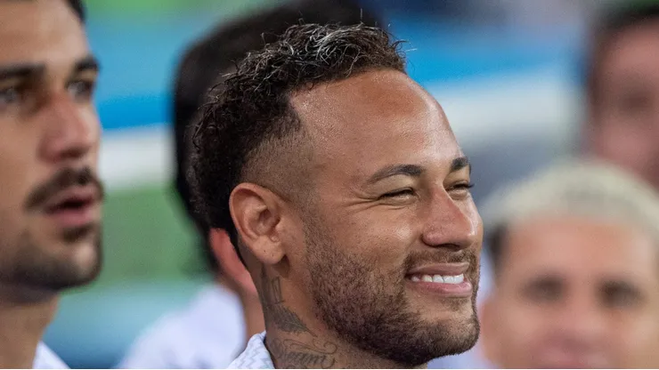 Neymar durante partida no Maracanã.