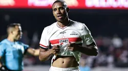 SP - SAO PAULO - 24/05/2025 - BRASILEIRO A 2025, SAO PAULO X MIRASSOL - Andre Silva jogador do Sao Paulo durante partida contra o Mirassol no estadio Morumbi pelo campeonato Brasileiro A 2025. Foto: Fabio Giannelli/AGIF