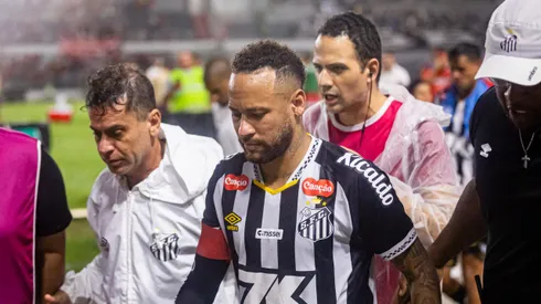 Neymar durante eliminação para o CRB. Foto: Itawi Albuquerque/AGIF