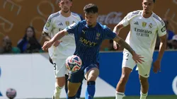 Marcos Leonardo pelo Al-Hilal em partida diante do Real Madrid. Foto: Associated Press / Alamy Stock Photo