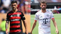 Arrascaeta e Thomas Muller - Foto: GETTY IMAGES