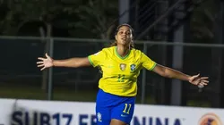 Giovanna Waksman pela Seleção sub-17. Foto: Divulgação/CBF