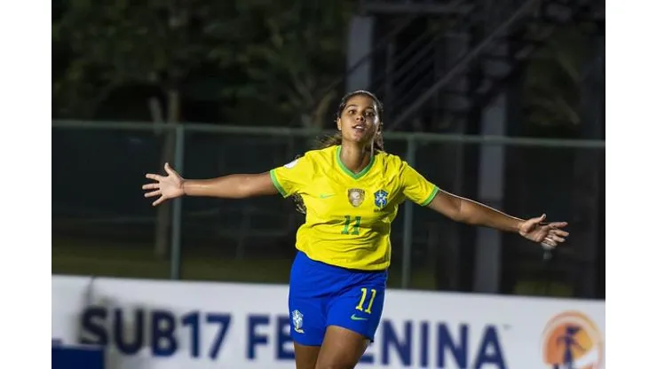 Giovanna Waksman pela Seleção sub-17. Foto: Divulgação/CBF