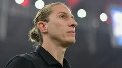 Filipe Luis é o técnico do Flamengo. Foto: Thiago Ribeiro/AGIF