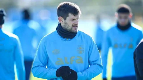 Grêmio retornou aos treinos. Foto: Lucas Uebel/Grêmio FBPA