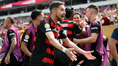 Jorginho comemorando gol contra o Chelsea-ING. Foto: