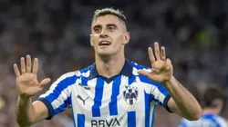 Germán Berterame, jogador do Monterrey, marcou duas vezes no duelo de ontem. Foto: Reprodução/Monterrey