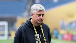 Maciej Skorza durante revés sofrido na segunda rodada