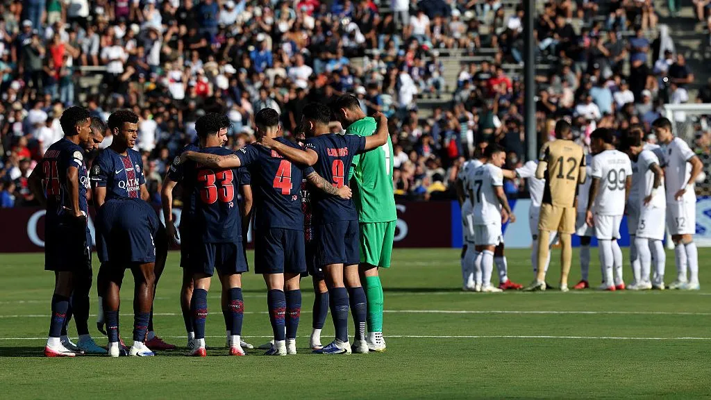 PSG X Botafogo no Mundial de Clubes. Foto:Harry How/Getty Images