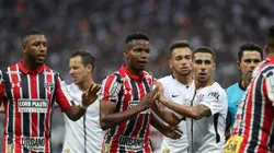 SAO PAULO - SP - 23/04/2017 - PAULISTA 2017/CORINTHIANS x SAO PAULO - Thiago Mendes do Sao Paulo durante partida contra o Corinthians pelo Campeonato Paulista 2017 na Arena Corinthians. Foto: Marcello Zambrana/AGIF