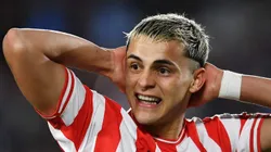 Ramón Sosa durante partida pela Seleção do Paraguai.