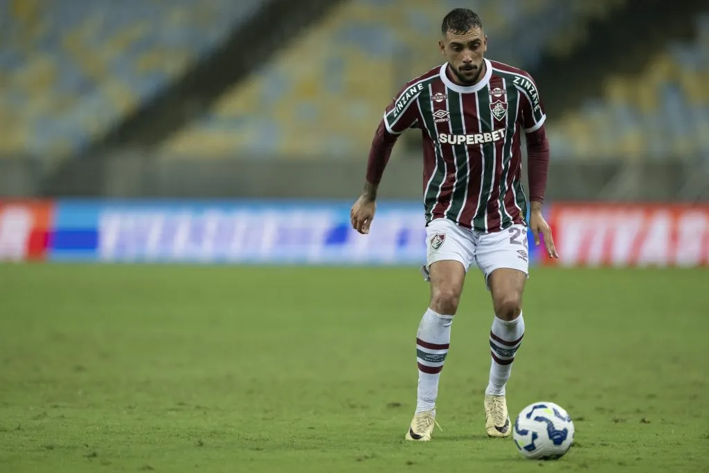 RJ – RIO DE JANEIRO – 29/04/2025 – COPA DO BRASIL 2025, FLUMINENSE X APARECIDENSE – Ignacio jogador do Fluminense durante partida contra o Aparecidense no estadio Maracana pelo campeonato Copa Do Brasil 2025. Foto: Jorge Rodrigues/AGIF