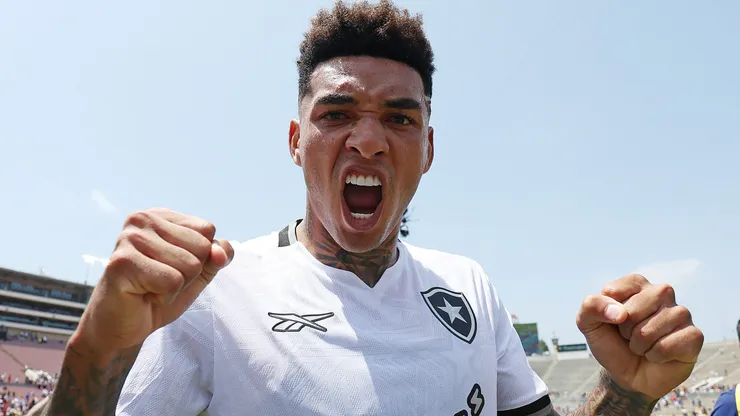 Igor Jesus comemorando gol pelo Botafogo. Foto: Vítor Silva/Botafogo