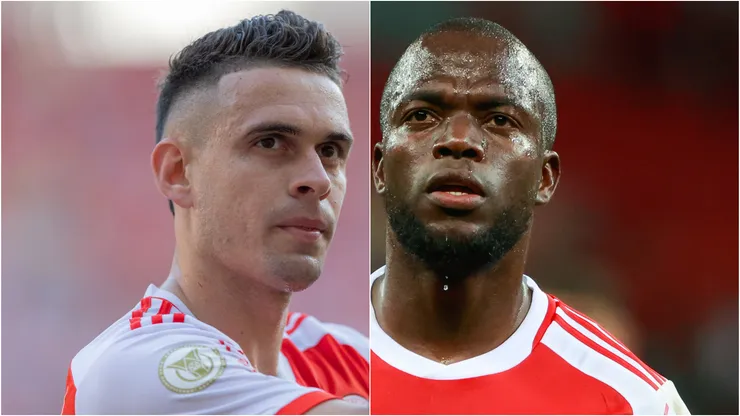 Borré e Valencia podem deixar o Inter. Foto: Liamara Polli/Luiz Erbes/AGIF