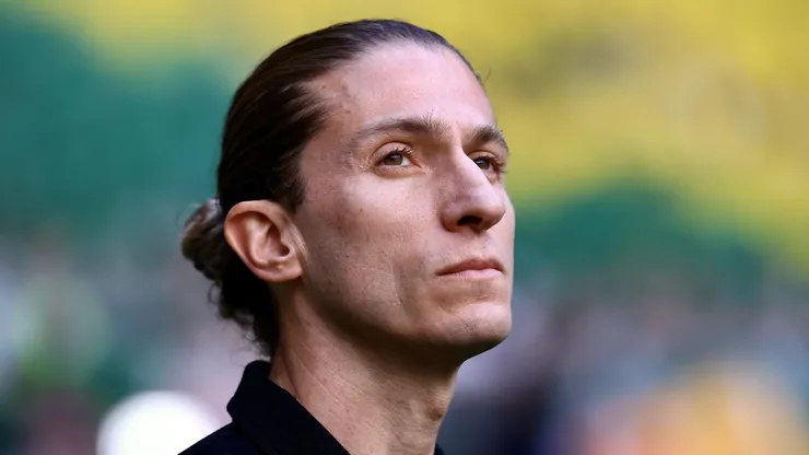 Filipe Luís, técnico do Flamengo.