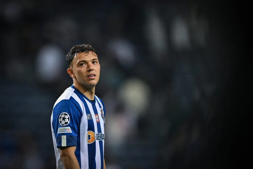PORTO, PORTUGAL – OCTOBER 04: Pepê of FC Porto during the UEFA Champions League group B match between FC Porto and Bayer 04 Leverkusen at Estadio do Dragao on October 4, 2022 in Porto, Portugal. (Photo by Octavio Passos/Getty Images)