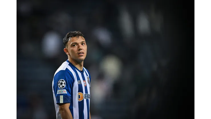PORTO, PORTUGAL - OCTOBER 04: Pepê of FC Porto during the UEFA Champions League group B match between FC Porto and Bayer 04 Leverkusen at Estadio do Dragao on October 4, 2022 in Porto, Portugal. (Photo by Octavio Passos/Getty Images)