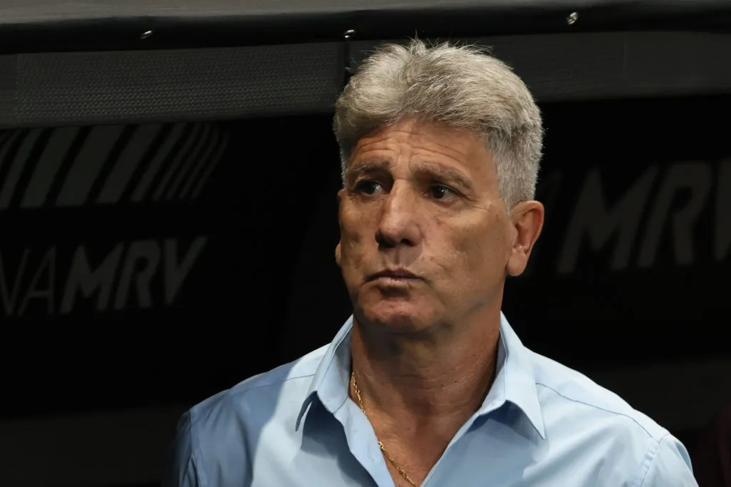 MG – BELO HORIZONTE – 11/05/2025 – BRASILEIRO A 2025, ATLETICO-MG X FLUMINENSE – Renato Gaucho tecnico do Fluminense durante partida contra o Atletico-MG no estadio Arena MRV pelo campeonato Brasileiro A 2025. Foto: Gilson Lobo/AGIF