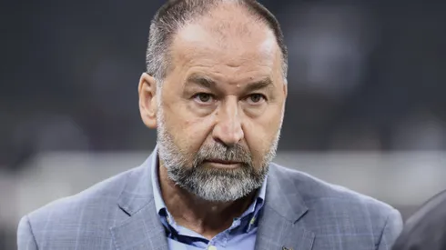 SP - SAO PAULO - 21/05/2025 - COPA DO BRASIL 2025, CORINTHIANS X NOVORIZONTINO - Augusto Melo presidente do Corinthians durante partida contra o Novorizontino no estadio Arena Corinthians pelo campeonato Copa Do Brasil 2025. Foto: Marcello Zambrana/AGIF