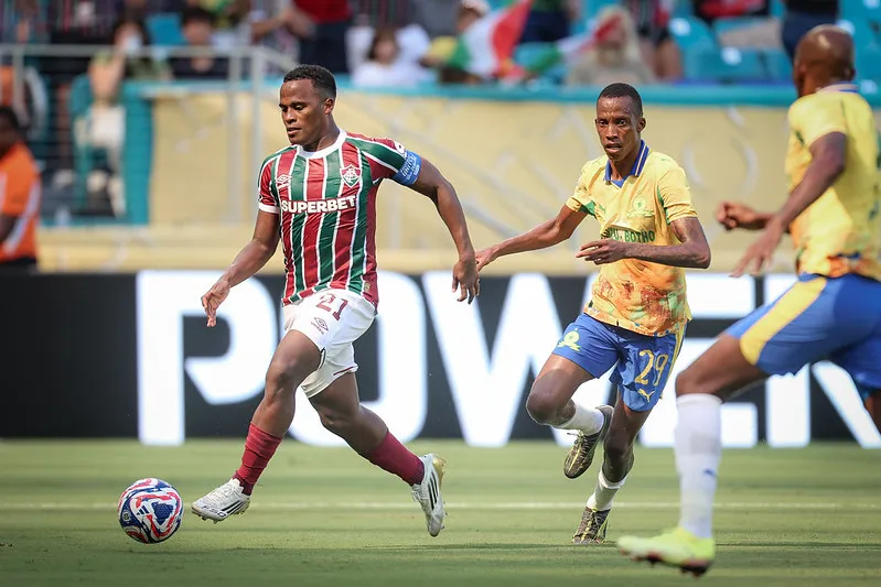 Fluminense encerrou a fase de grupos empatando com o Mamelodi Sundows. Foto: Marcelo Gonçalves/Fluminense FC