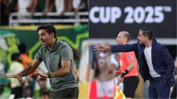 Abel Ferreira e Renato Paiva. Fotos: Cesar Greco/Palmeiras e Vítor Silva/Botafogo.