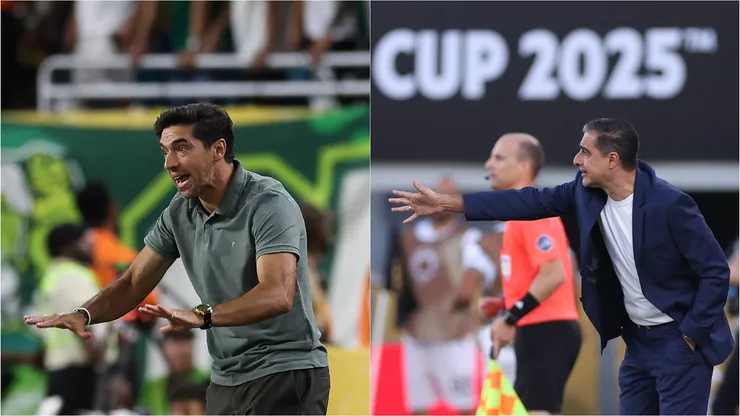 Abel Ferreira e Renato Paiva. Fotos: Cesar Greco/Palmeiras e Vítor Silva/Botafogo.