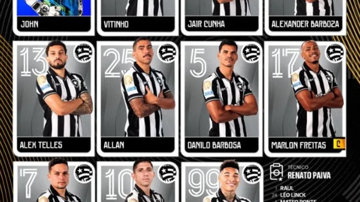 Escalação do Botafogo