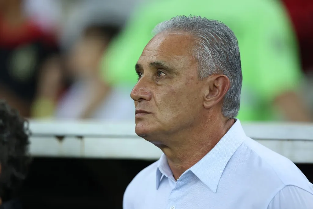 RIO DE JANEIRO, BRAZIL – SEPTEMBER 15: Tite, head coach of Flamengo looks on during the Brasileirao 2024 match between Flamengo and Vasco at Maracana Stadium on September 15, 2024 in Rio de Janeiro, Brazil. (Photo by Lucas Figueiredo/Getty Images)