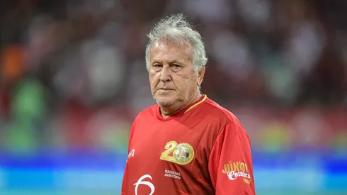 Zico, ídolo do Flamengo. Foto: Thiago Ribeiro/AGIF.