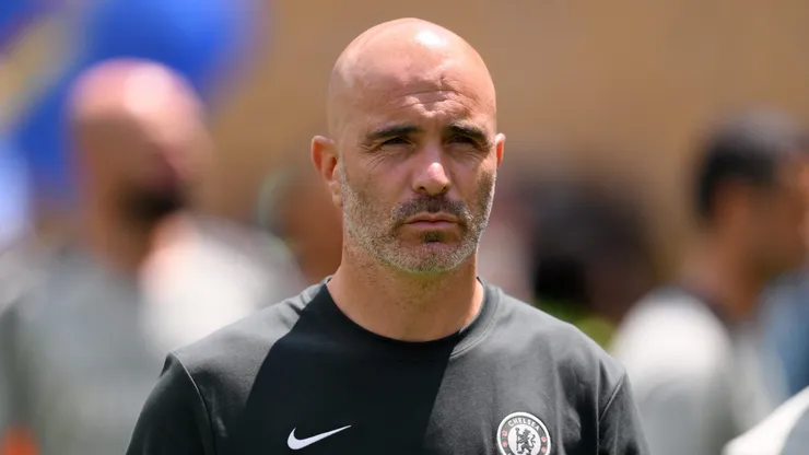 Enzo Maresca acompanhando a equipe do Chelsea - Foto by David Ramos/Getty Images